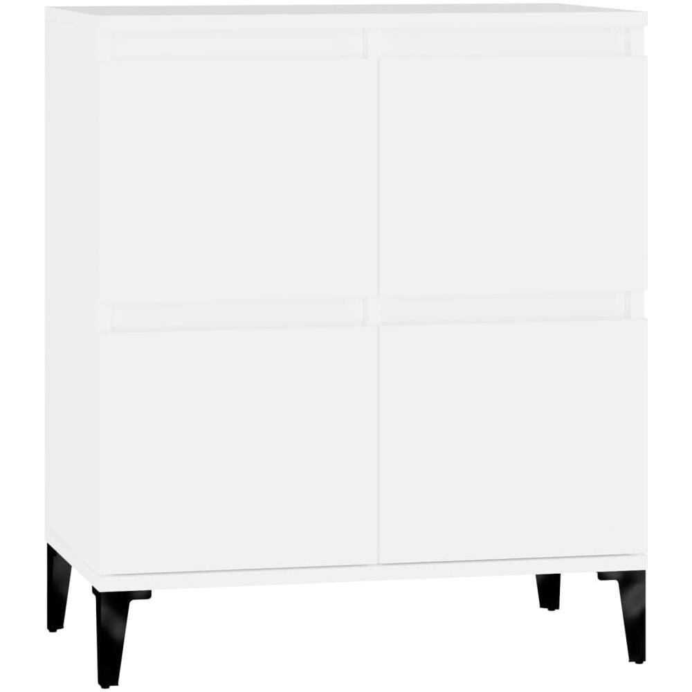 Credenza Bianca 60x35x70 Cm In Legno Multistrato - Foto 2