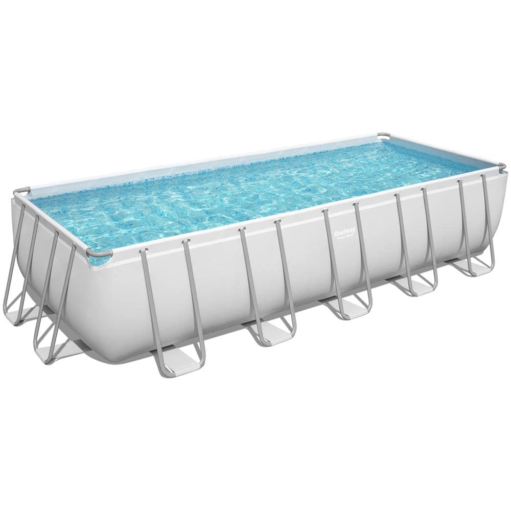 5611Z piscina fuori terra Piscina con bordi Piscina rettangolare 19281 L Bianco - Foto 1