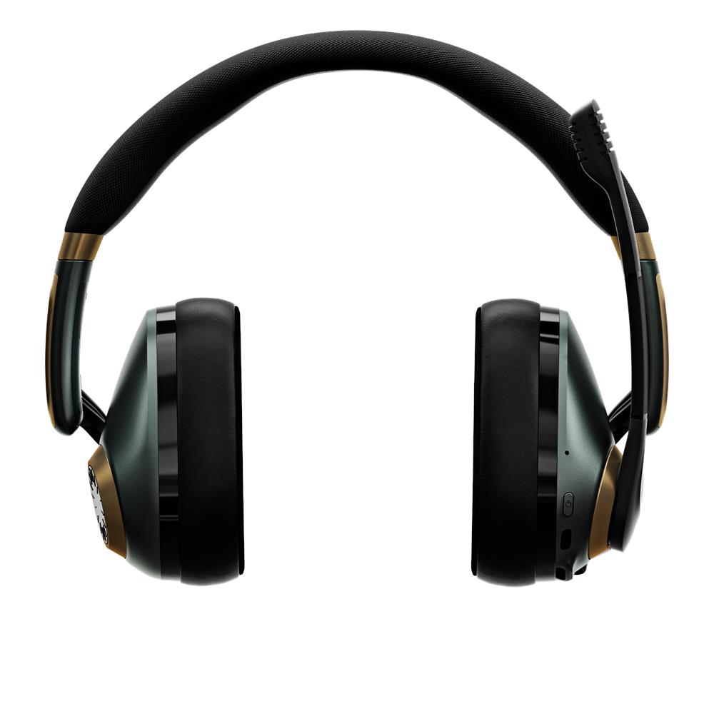 H3PRO Hybrid Cuffia Gaming Stereo Padiglione Auricolare Bluetooth con Microfono Integrato Colore Verde - Foto 2