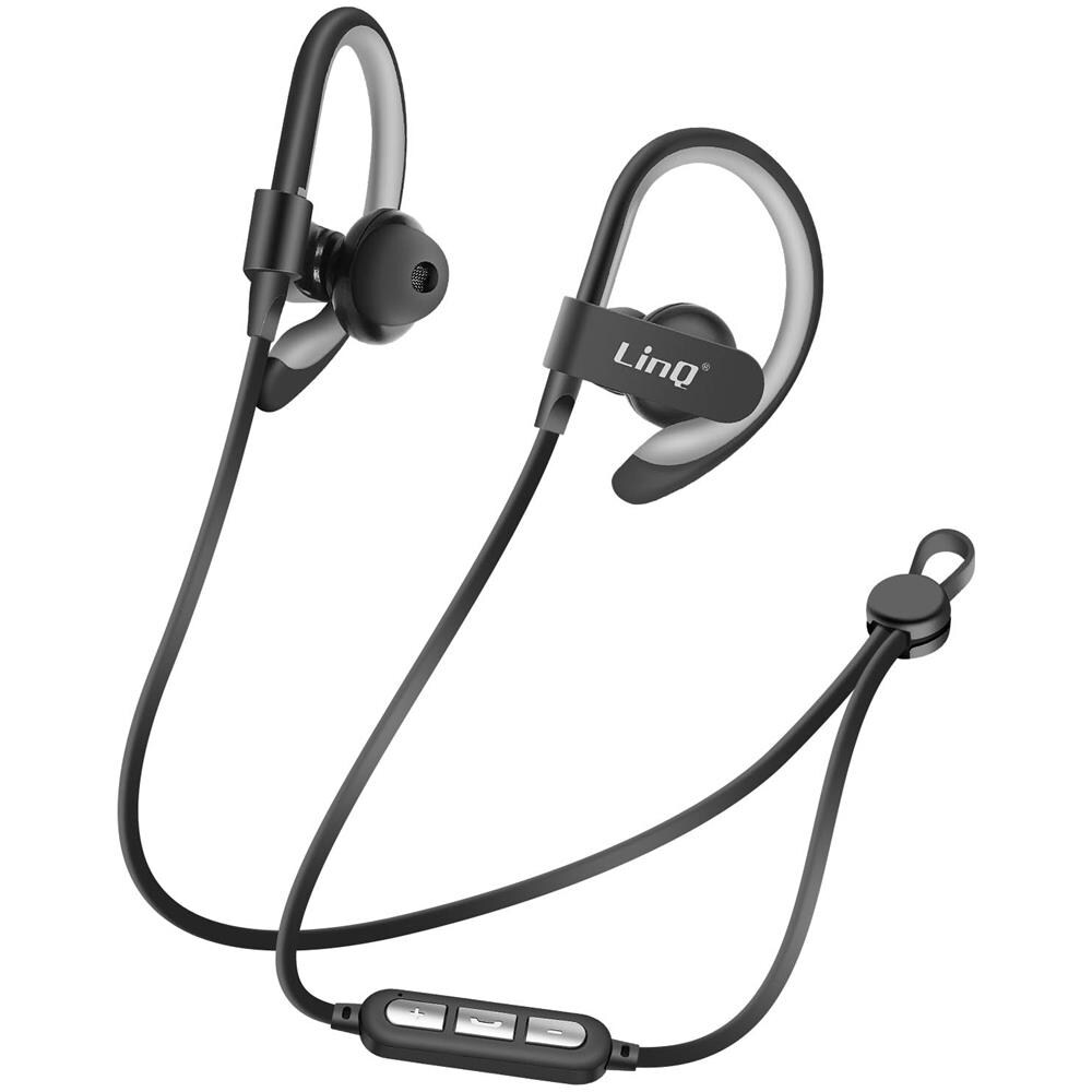 Auricolari Bluetooth Sport Girocollo Nero, Raggio 40 Metri - Foto 1