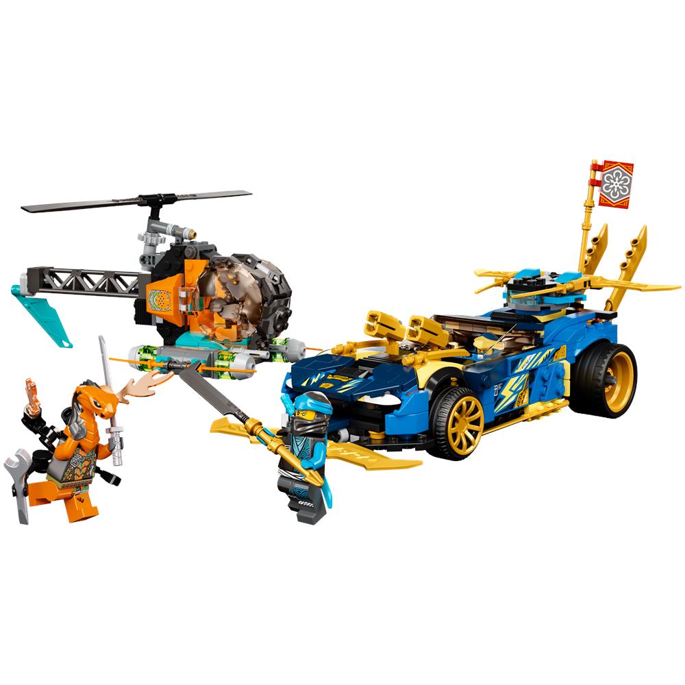 71776 Ninjago Auto da Corsa di Jay E Nya - Evolution - Foto 2