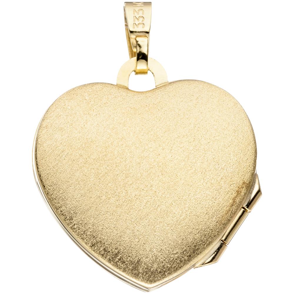 Ciondolo Cuore Da Aprire Per 2 Foto 333 Oro Con Catena 45 Cm - Foto 4
