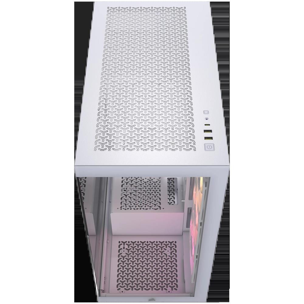 Case A 3500X Middle Towe ARGB 3500X Vetro Temperato No-Power minITX /mATX /ATX /E-ATX 2 x USB 3.2 Colore Bianco - Foto 2