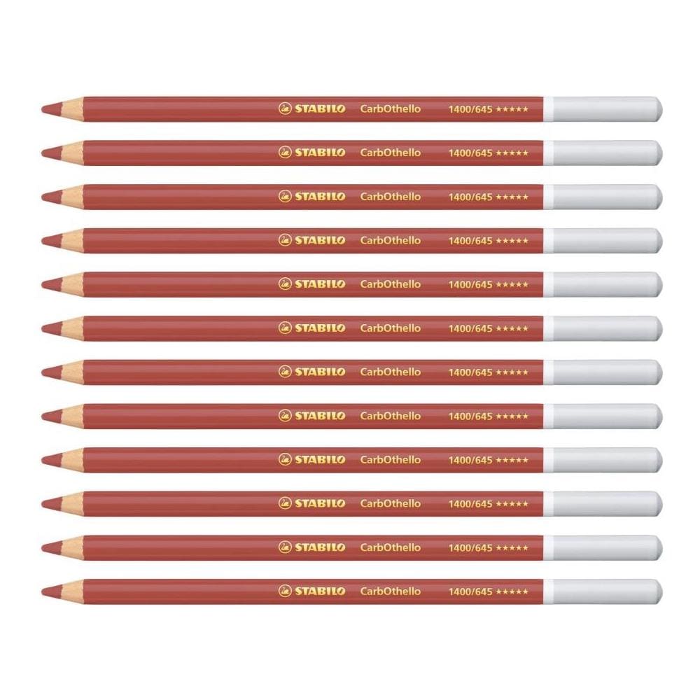CarbOthello - Matita colorata Premium - Confezione da 12 - Rosso Caput Motuum - Foto 1