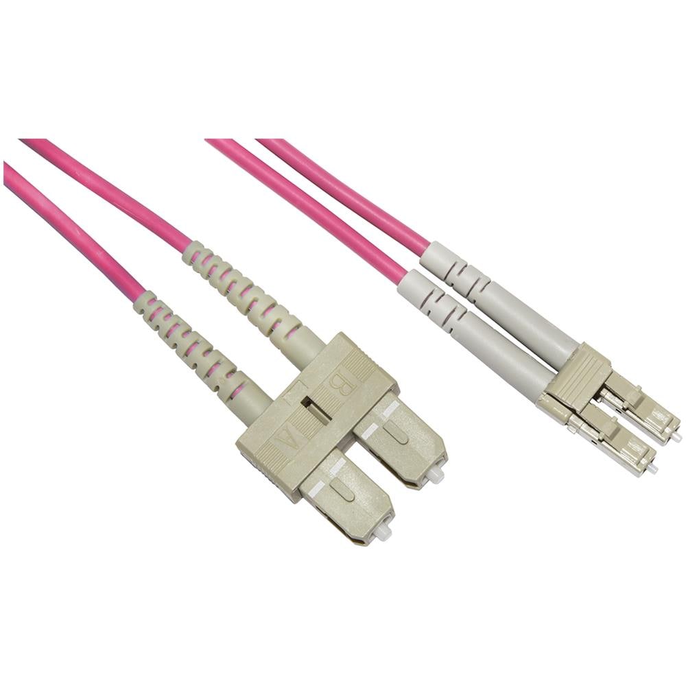 Cavo Fibra Ottica Lc A Sc Multimode Duplex Om4 50/125 Mt. 2 - Foto 1