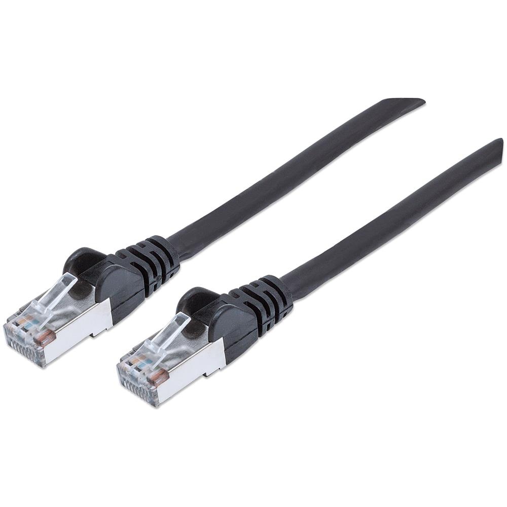 ICOC R7-7SS-150-BK - Cavo Patch Cat. 7 Plug RJ45 6A S / FTP LSZH 15m Nero - Foto 1