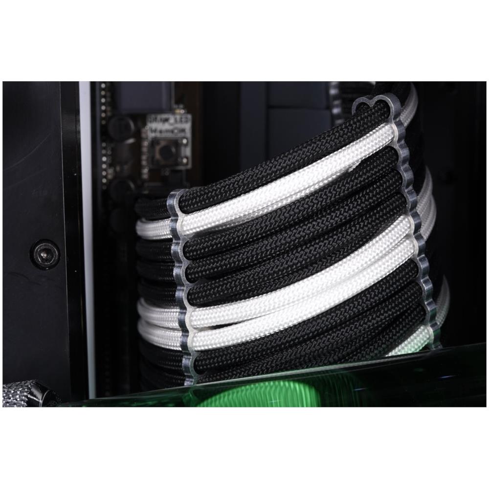 Alphacord manicotto 4mm - 3,3M (10ft) - Bianco (paracord 550 Typ 3) - Foto 2