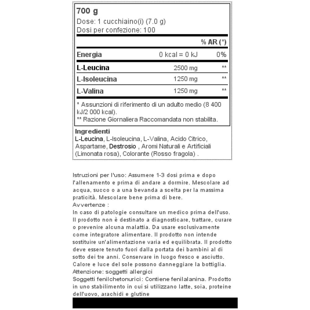 Bcaa Xpress 1.54 Lbs (700g) - - Bcaa, Amminoacidi - Limonata Rosa - Foto 2