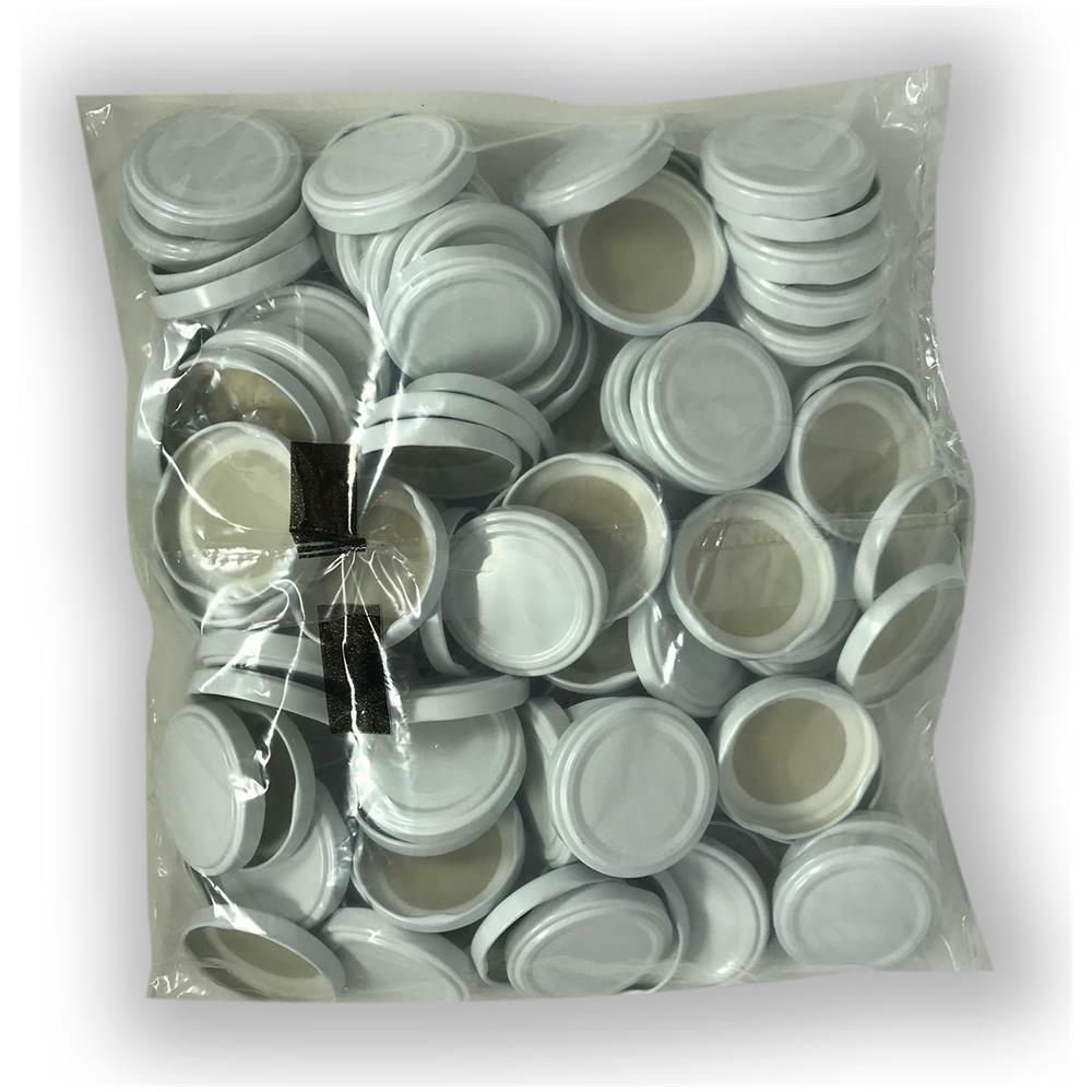 100 Tappi Capsule Twist-off Con Flip Per Vasi - Diametro 53 Mm - Foto 4