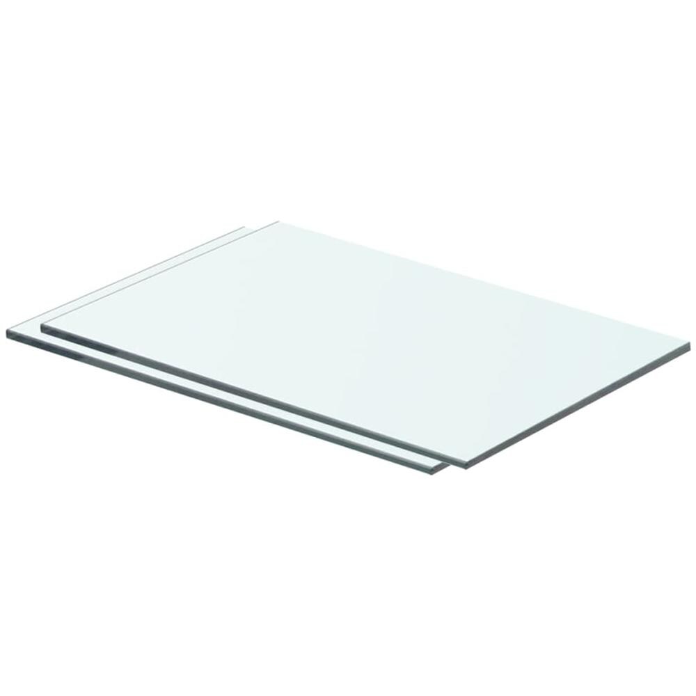 Mensole In Vetro Trasparente 2 Pz 40x20 Cm - Foto 1
