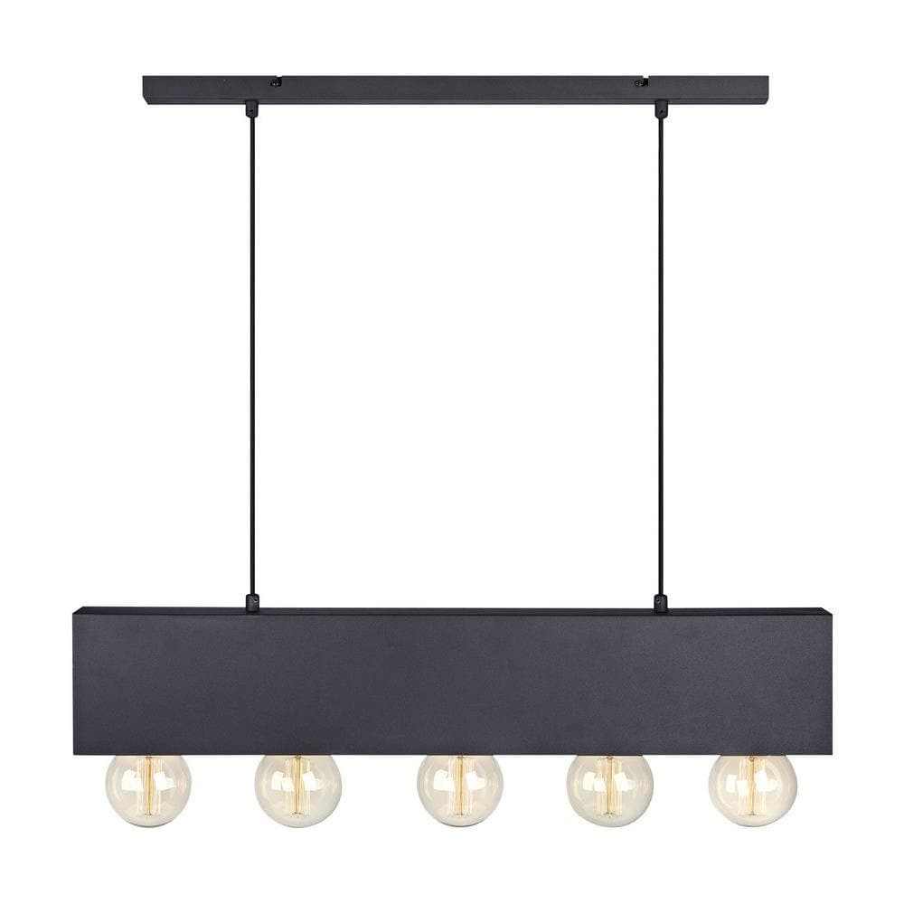 107037 - Lampadario, Metallo, 40 W, Colore: Nero - Foto 3