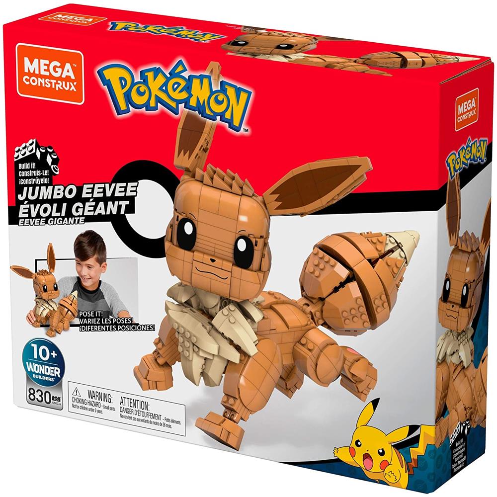 Mega Jumbo Eevee Construx Pokémon - Foto 2