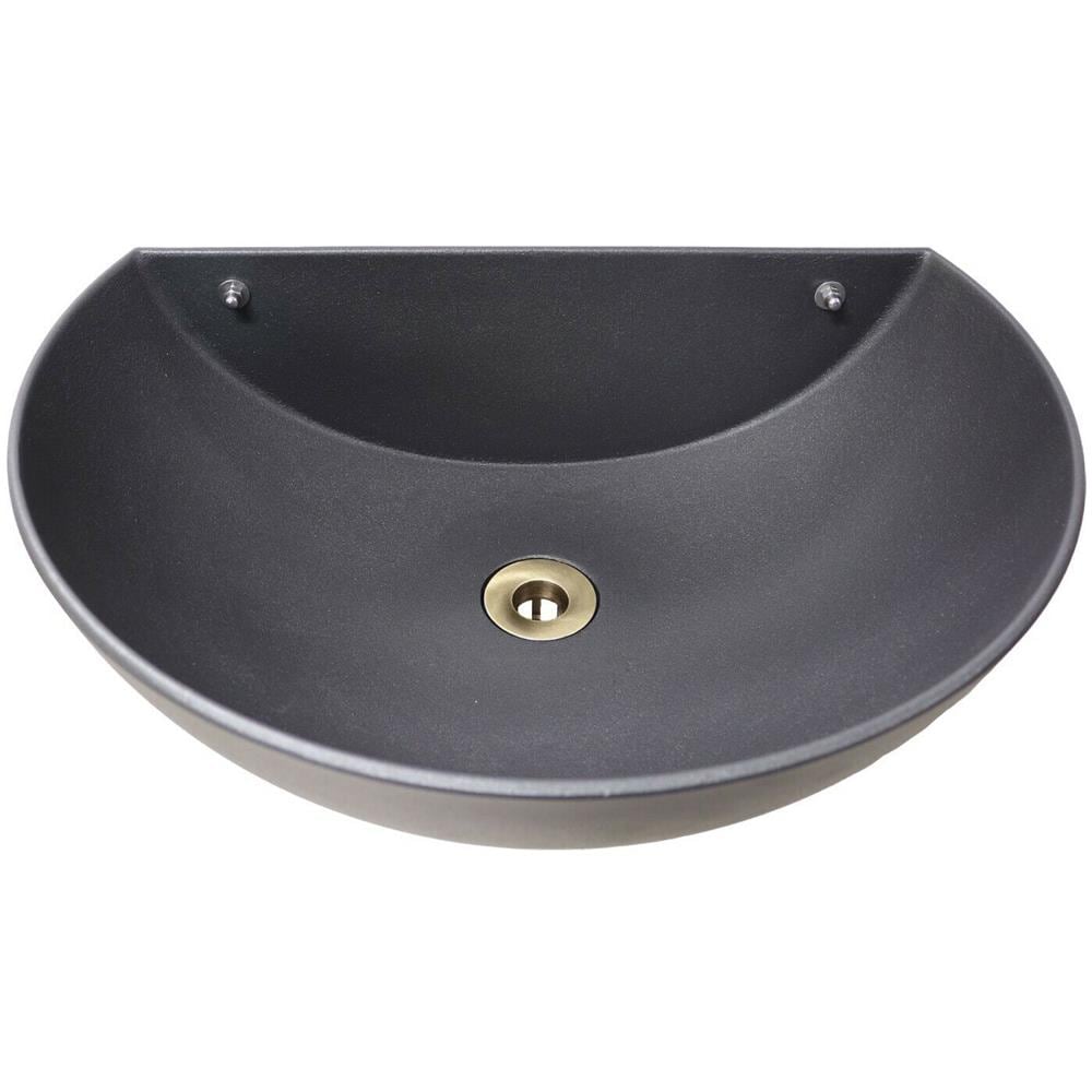 Vasca A Muro Modello Venezia Per Casa Giardino Balcone Terrazzo Lavello Con Piletta In Ottone Brunito - Foto 1