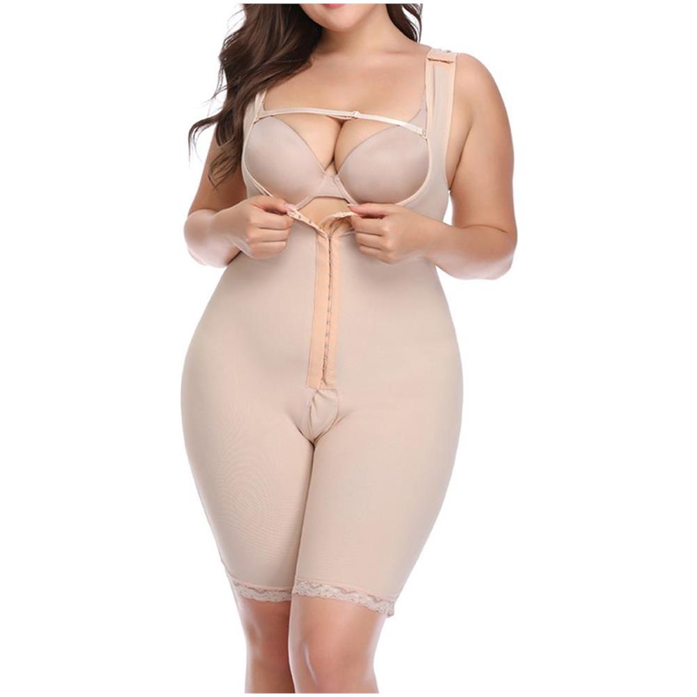 Body Shapewear Donna Body Shaper Vita Trainer Controllo della Pancia Guaina Dimagrante Butt Lifter Push Up Coscia Slim Addome Shapert (Nude M