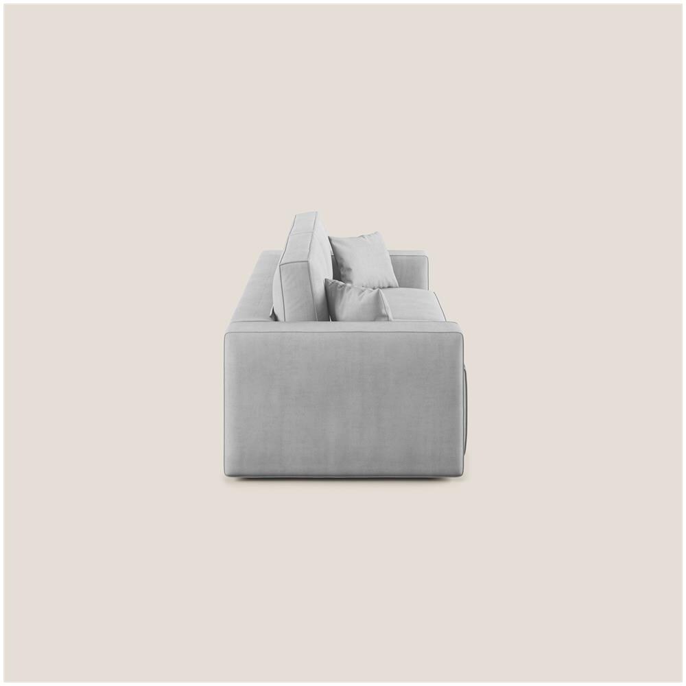 Morfeo Divano Con Sedute Estraibili T02 Grigio Chiaro - Foto 2