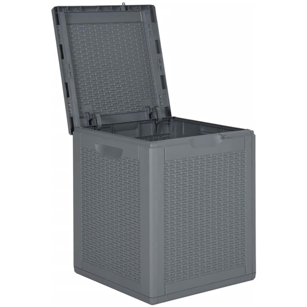 Contenitore Da Giardino Grigio In Rattan Pp 90 L - Foto 3