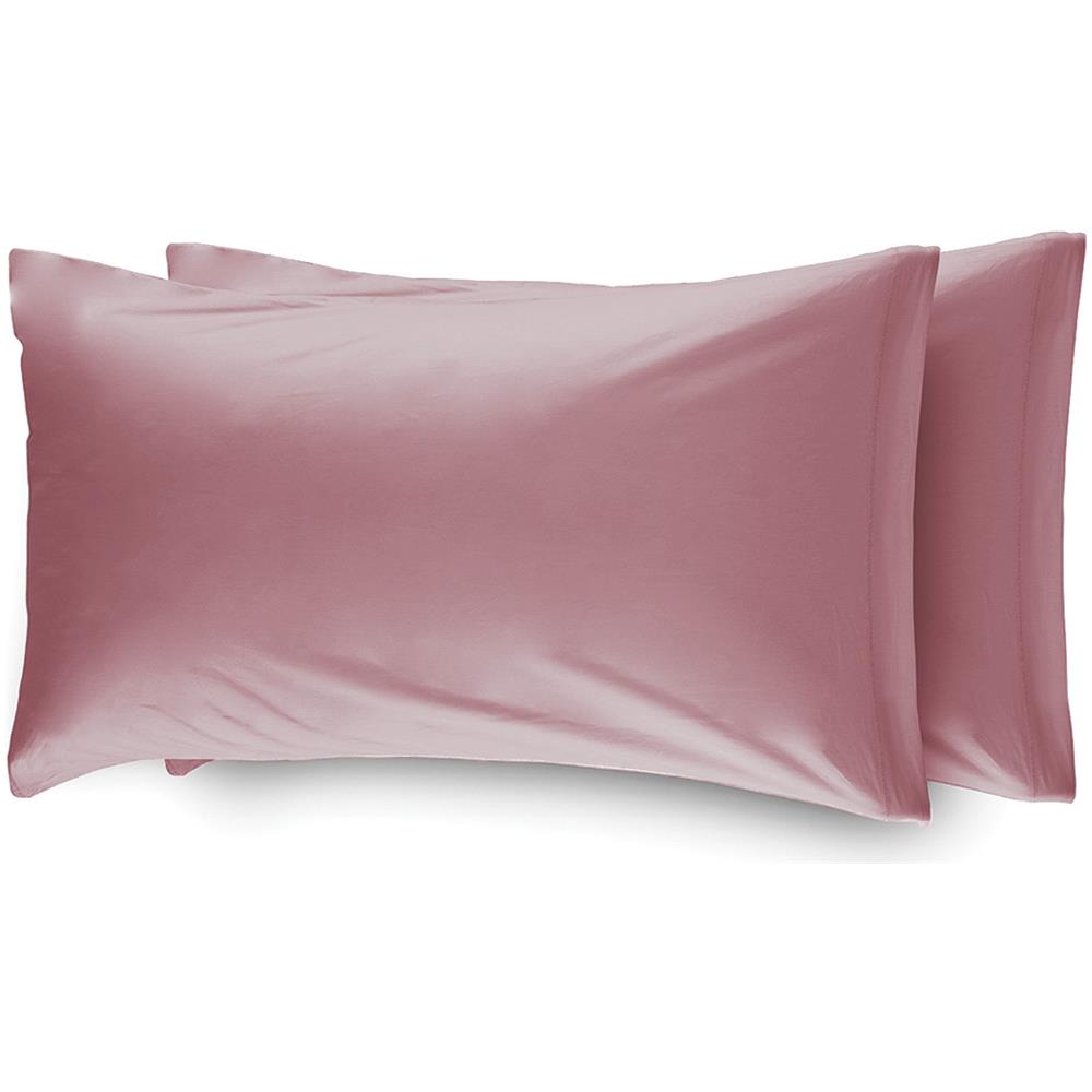 Coppia Federe Per Camper Roulotte Con Patella 100% Cotone Tinta Unita Federe Rosa - Foto 1