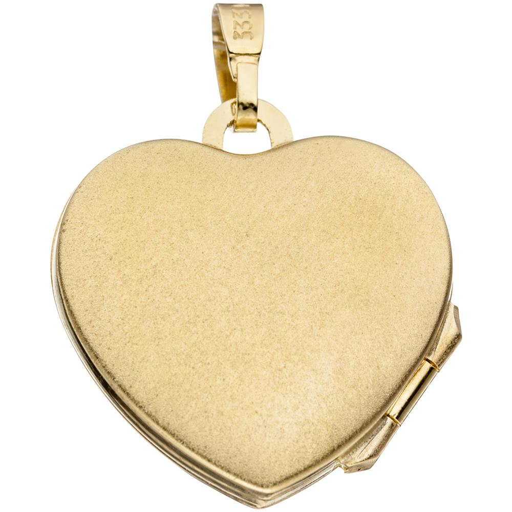 Ciondolo Cuore Da Aprire Per Foto 333 Oro 3 Zirconi Con Catena 50 Cm - Foto 4
