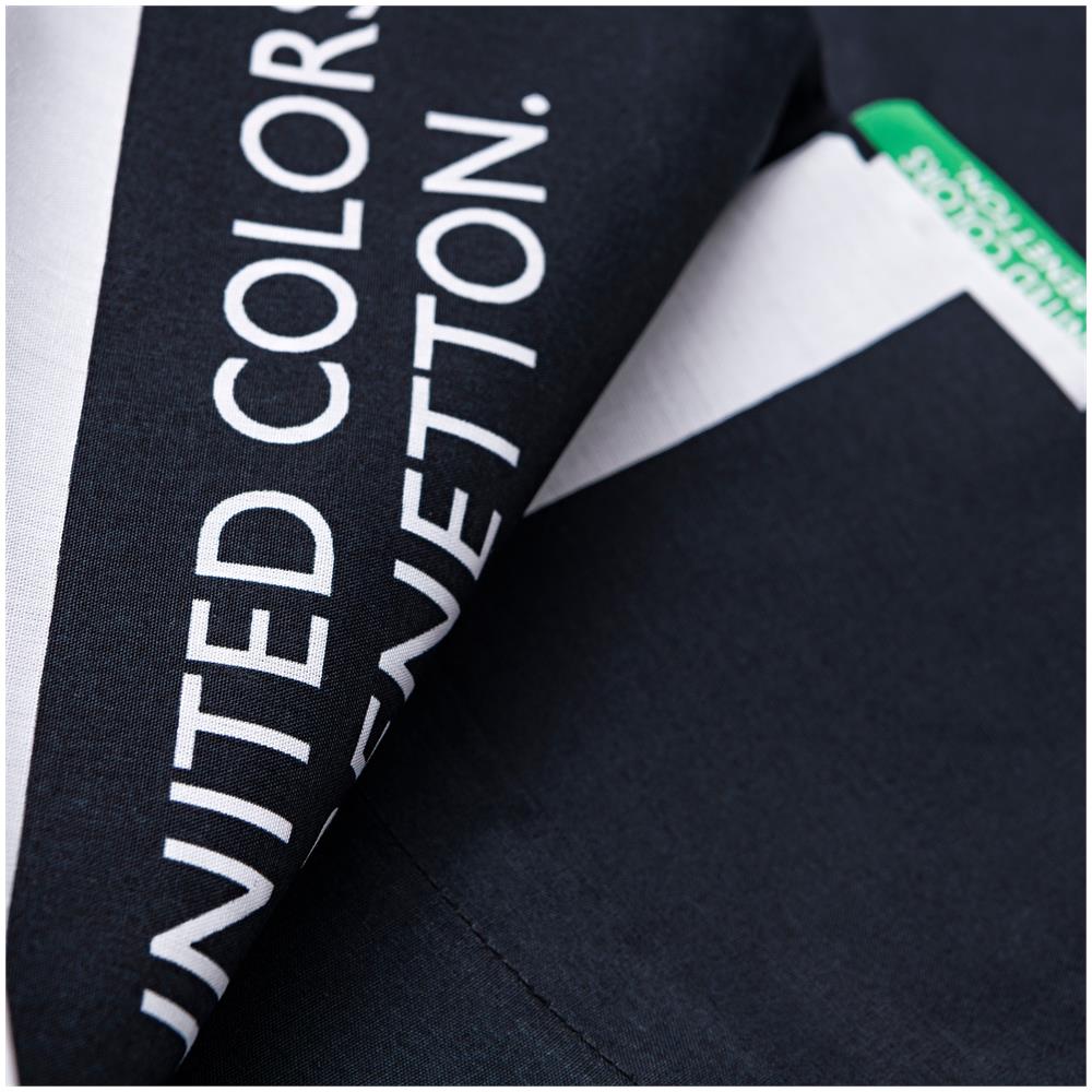 Set Da 2 Pc Letto (custodia Nordic 155x220cm + Cuscino 80x80cm) 200tc 100% Cotone B & W Essere - Foto 6