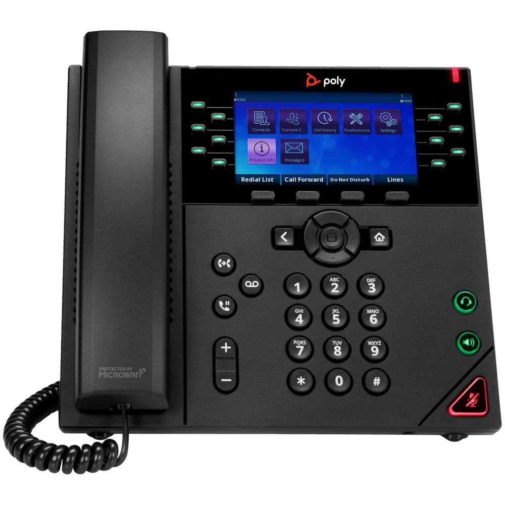 OBi VVX 450 12-Line IP Telefono IP Nero 12 linee LED - Foto 1