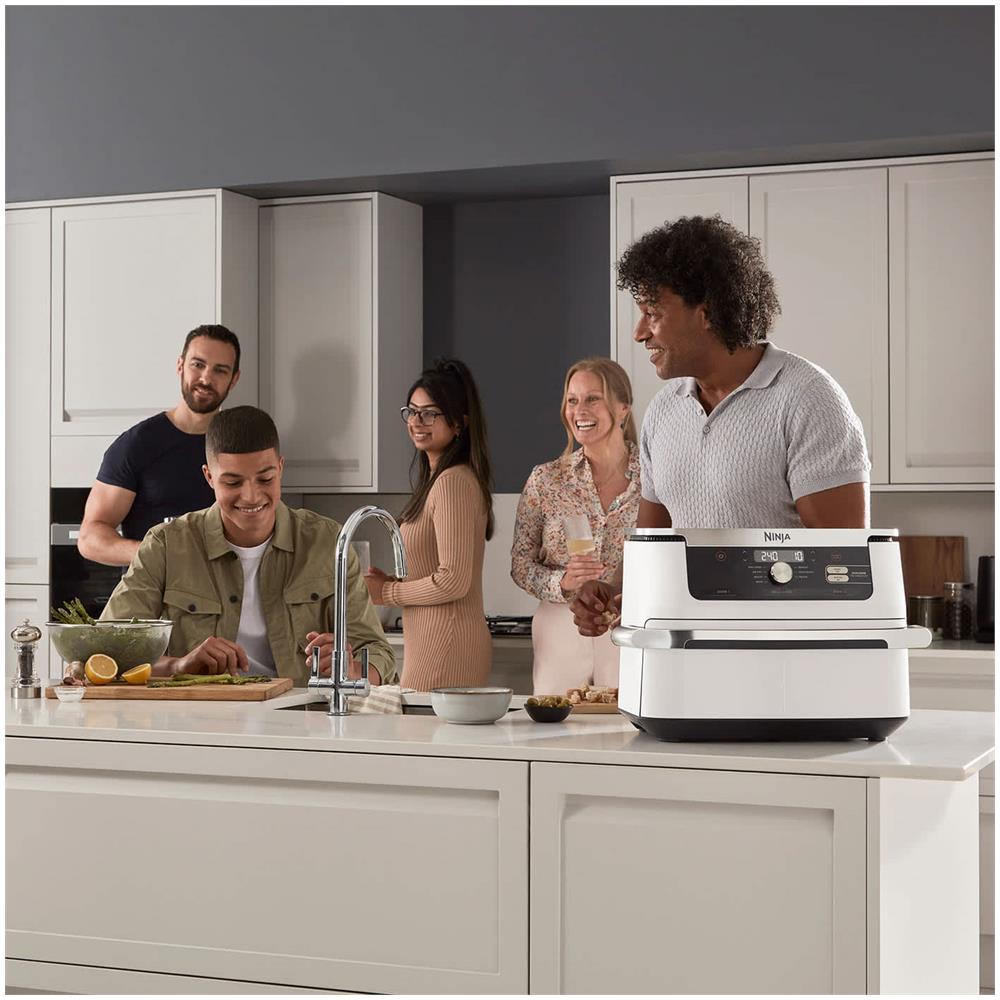 Friggitrice ad Aria FlexDrawer AF500EUWH Capacità 10.4 Litri 2470 Watt Colore Argento /Bianco - Foto 5