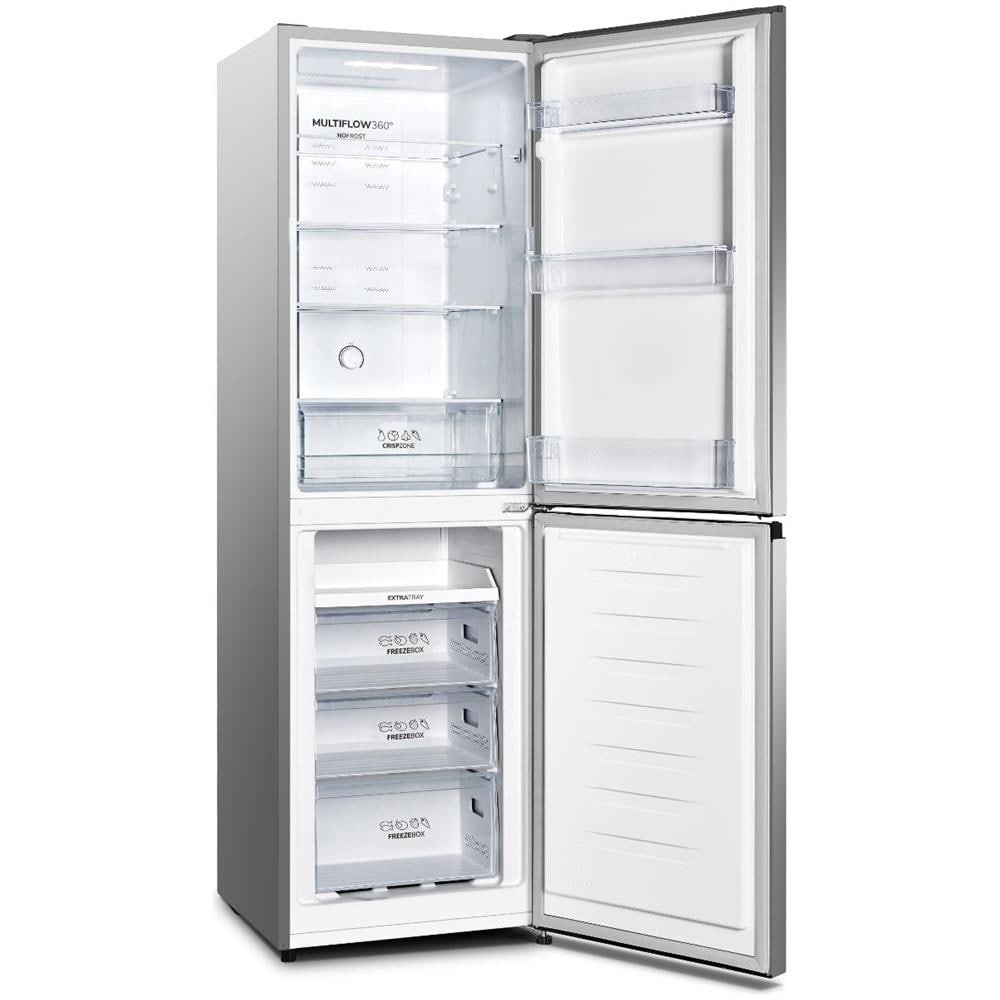 Frigorifero Combinato NRK418DCS4 Multi-Airflow Total No Frost Classe D Capacità Netta 256 Litri Colore Grigio - Foto 4