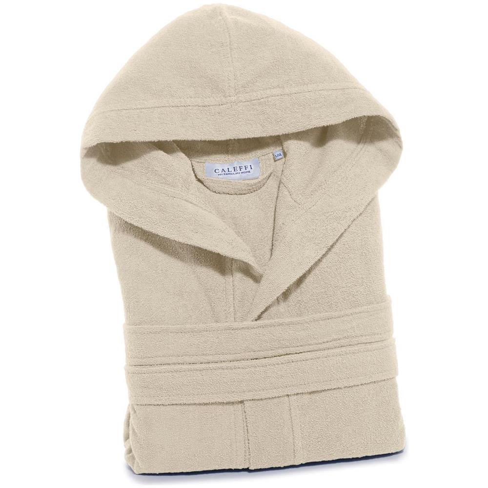 Accappatoio Con Cappuccio Spugnissima Microspugna In Cotone Colore Marrone Misura Xxl - Foto 1
