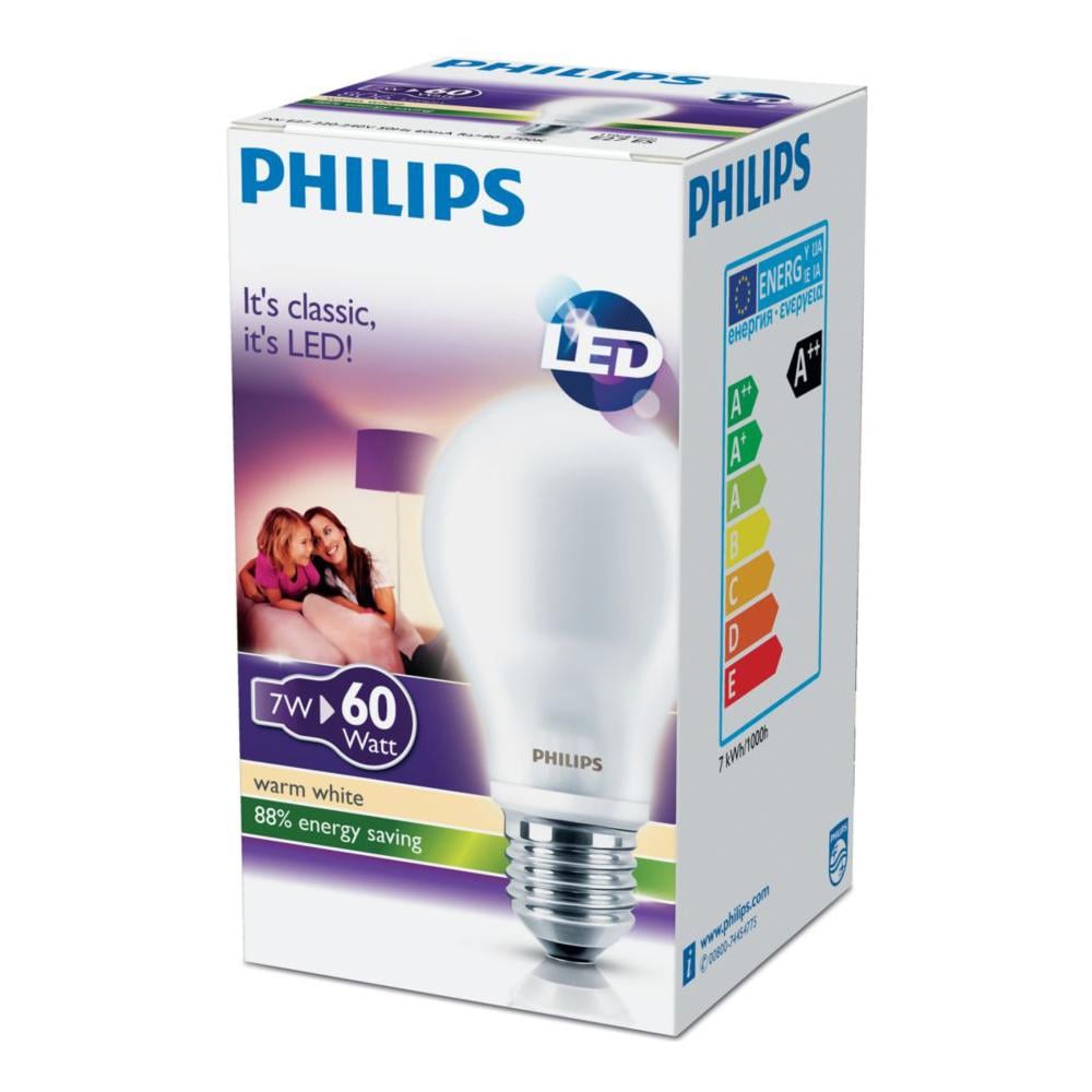Lampadina a LED classica 60 W E27 Bianco caldo - Foto 2