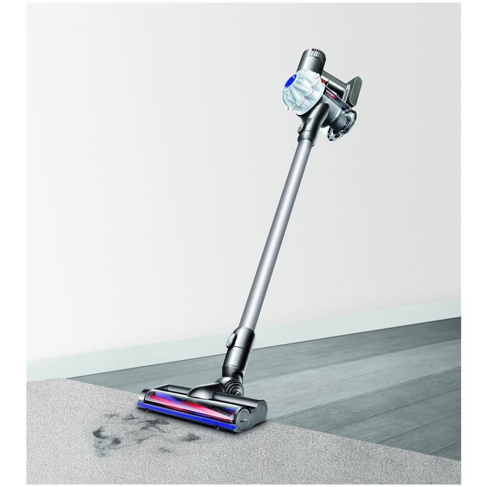 V6 Cyclone 2 Tier Radial Aspirapolvere Senza Sacco Potenza 100 Watt Colore Metallico / Bianco - Foto 7