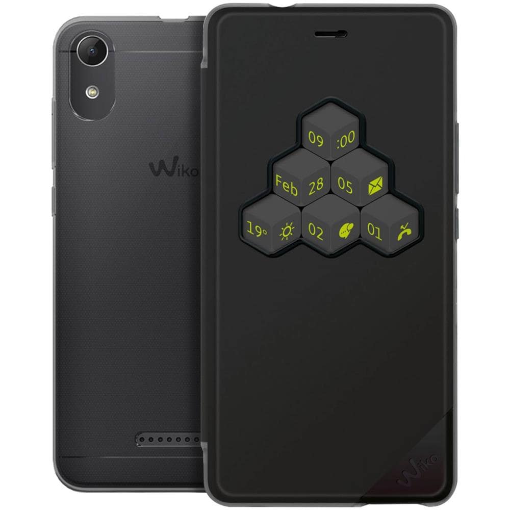 Flip Cover Custodia Interattiva WiCUBE per Lenny 4 Colore Nero - Foto 2