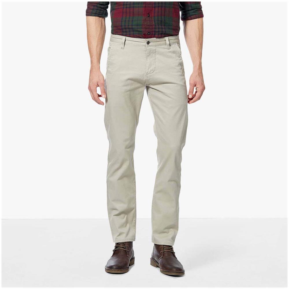 Pantaloni Alpha Khaki Slim Tapered L34 Abbigliamento Uomo W40-l34 - Foto 1