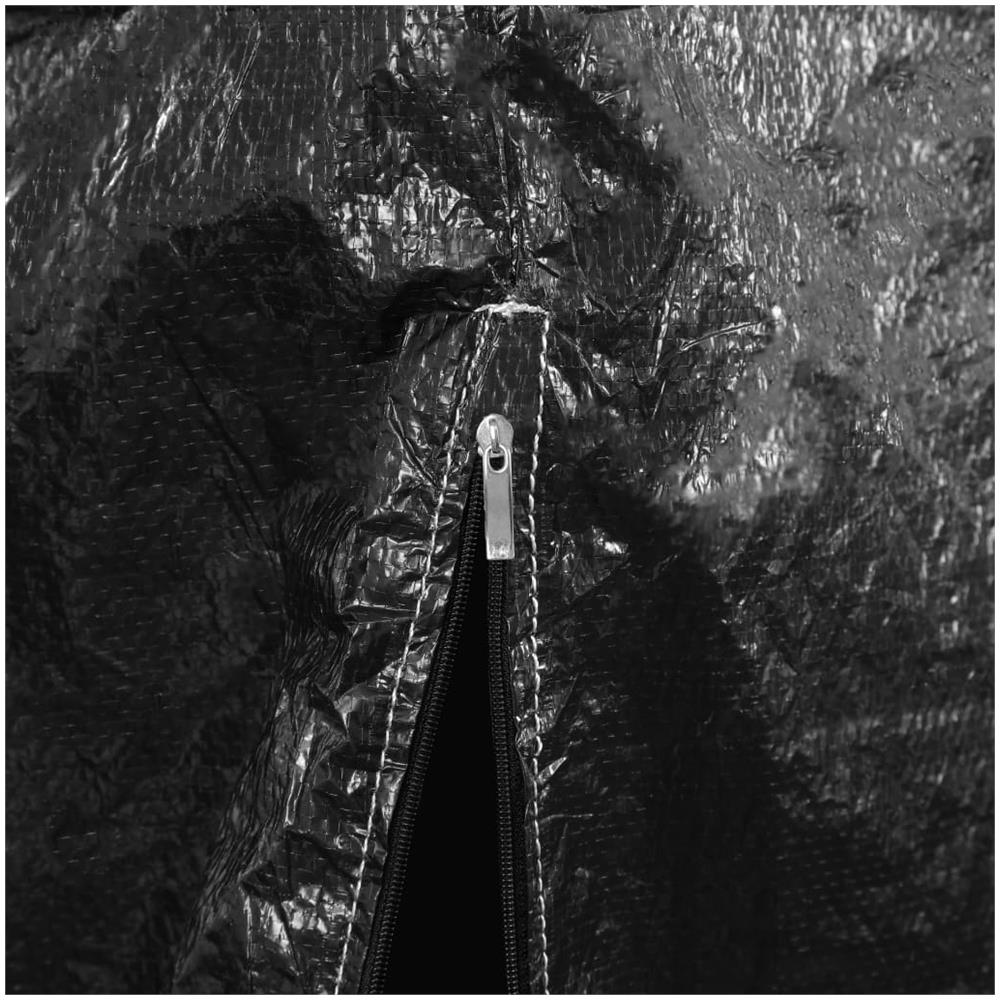 Telo Di Copertura Per Dondolo 10 Occhielli 2 Zip 255x145x170 Cm - Foto 2