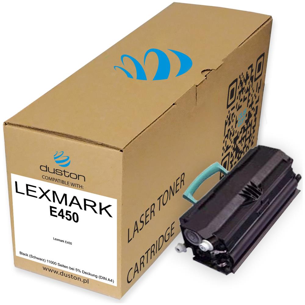 TONER COMPATIBILE - 2x E450, E450h11e Negro Compatible Con Lexmark E450 - Foto 2