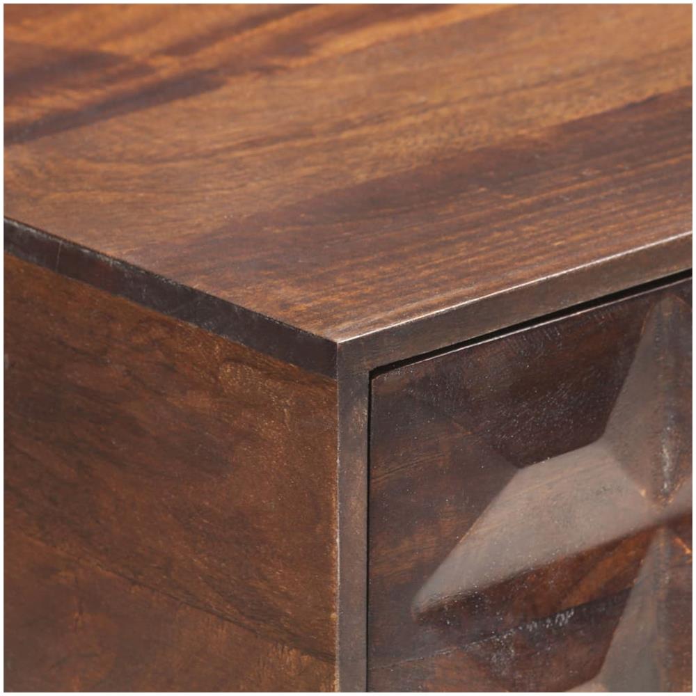 Tavolo Consolle 122x36x75 Cm In Legno Massello Di Mango - Foto 2