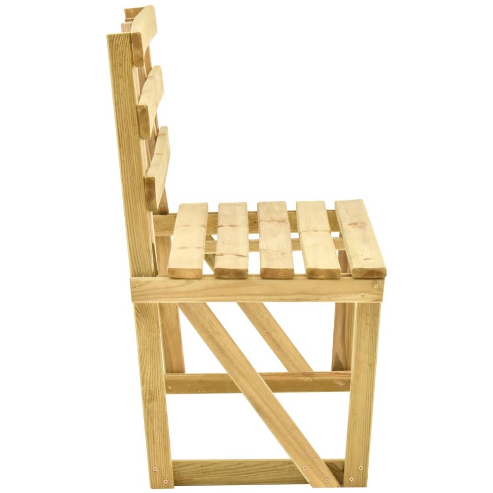 Panca da Giardino 120 cm in Legno di Pino Impregnato - Foto 2