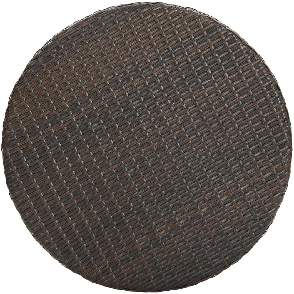 Tavolo da Giardino Marrone 60,5x106 cm in Polyrattan - Foto 2