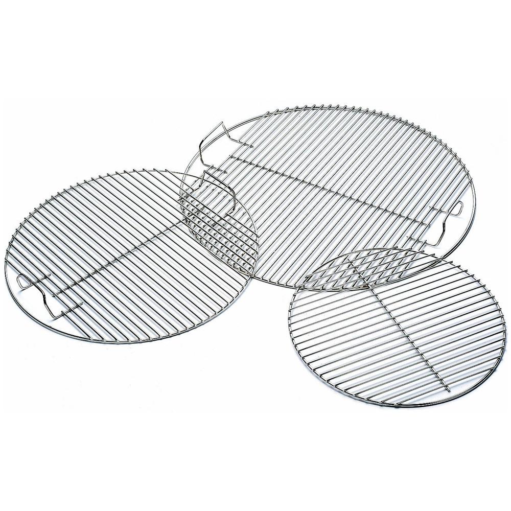 Griglia in Acciaio Cromato per Barbecue da 47 cm Colore Argento - Foto 2