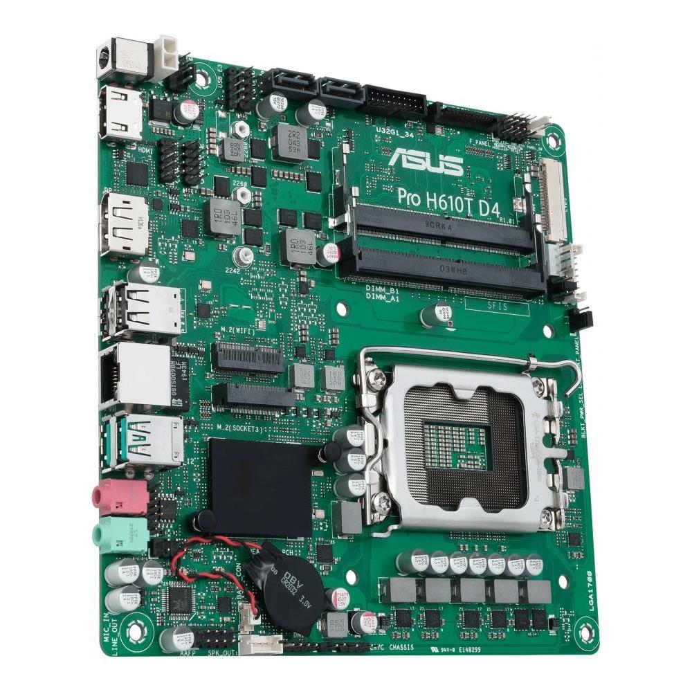 Scheda Madre Pro H610T D4-CSM Socket LGA 1700 Chipset H610 Mini ITX - Foto 4