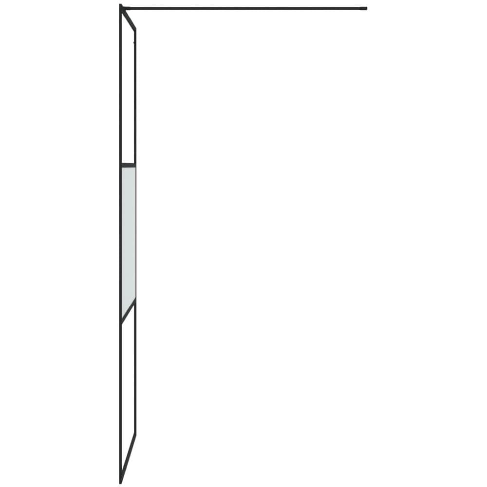 Parete Doccia Walk In 80x195 Cm Vetro Semi Smerigliato Esg - Foto 1