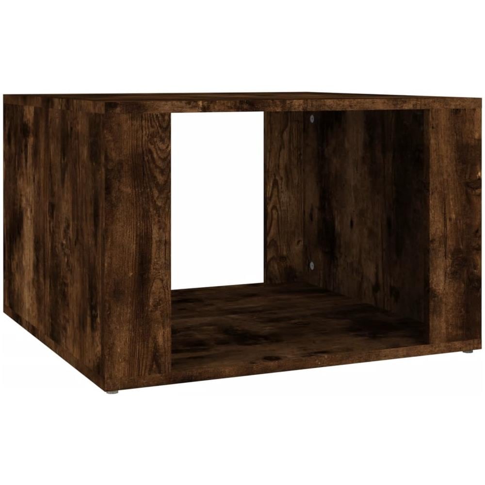 Comodino Rovere Fumo 57x55x36 Cm In Legno Multistrato - Foto 2