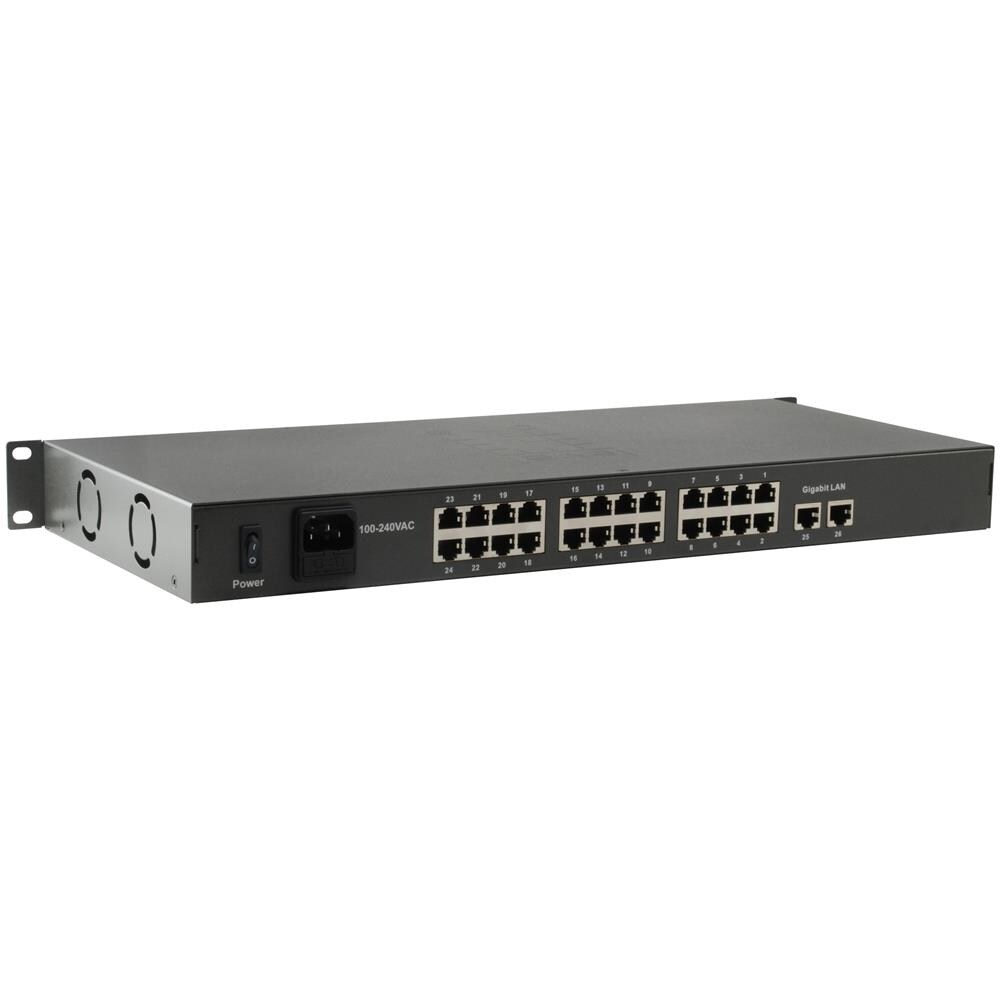 FGP-2601W150 switch di rete Non gestito Gigabit Ethernet (10/100/1000) Supporto Power over Ethernet (PoE) Nero - Foto 2