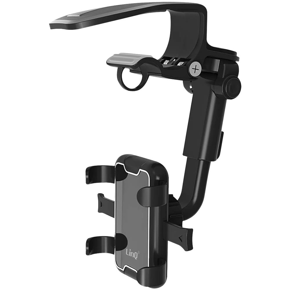 Supporto Auto Smartphone Griglia D'aerazione Parasole Cruscotto Nero - Foto 1