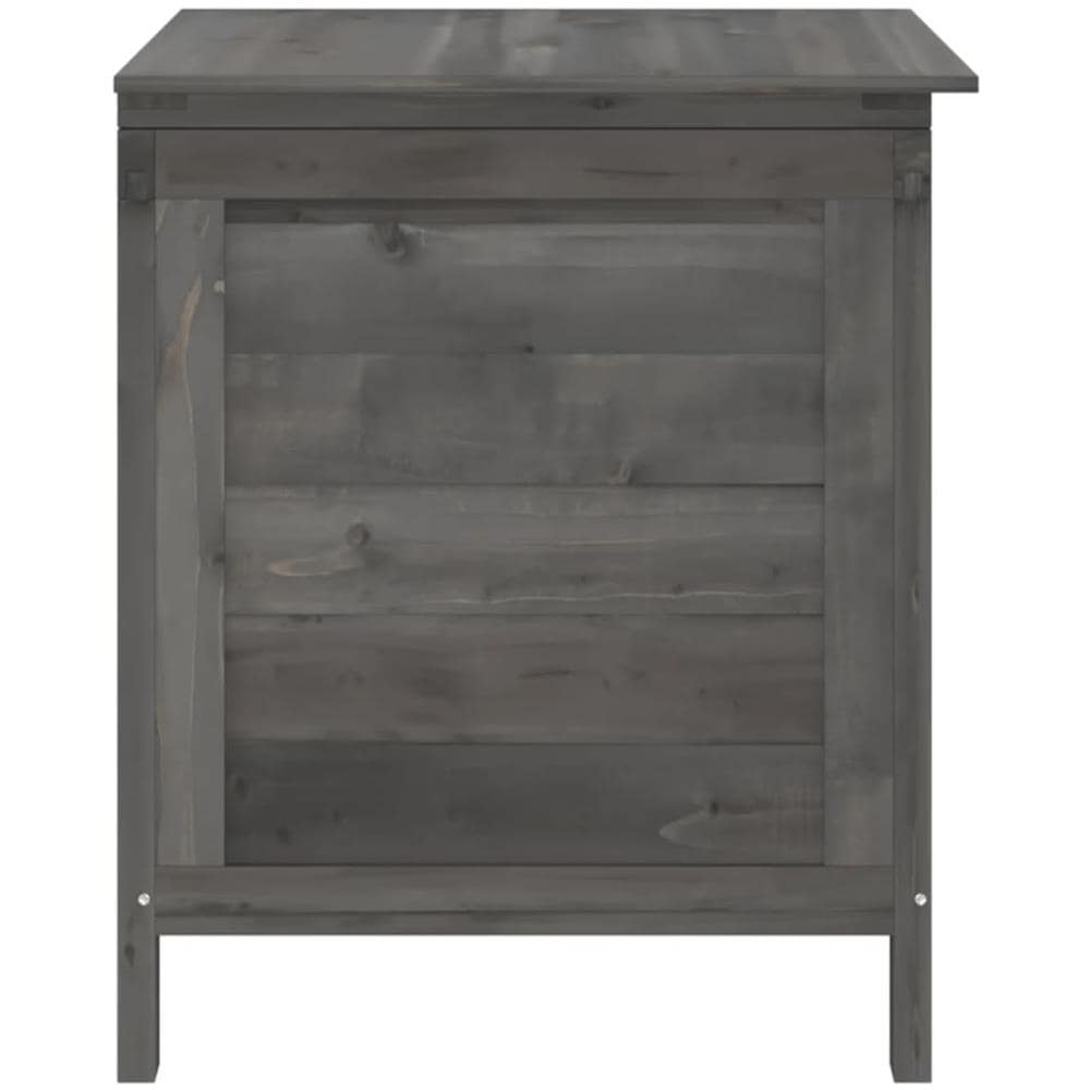 Contenitore Da Giardino Antracite 50x49x56,5 Cm Massello Abete - Foto 3