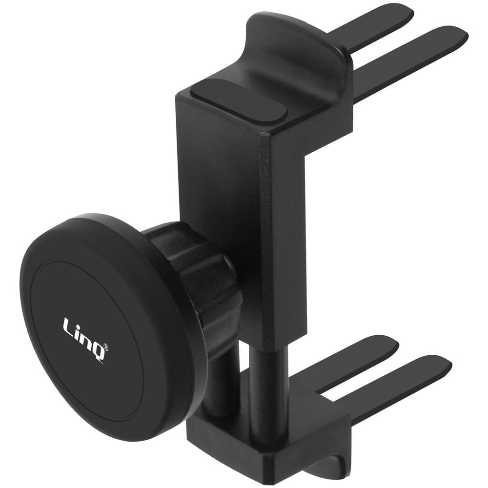 LINQ - Supporto Auto Magsafe 15w Fissaggio Bocchetta Dell'aria Indicatore Led Linq Nero - Foto 3