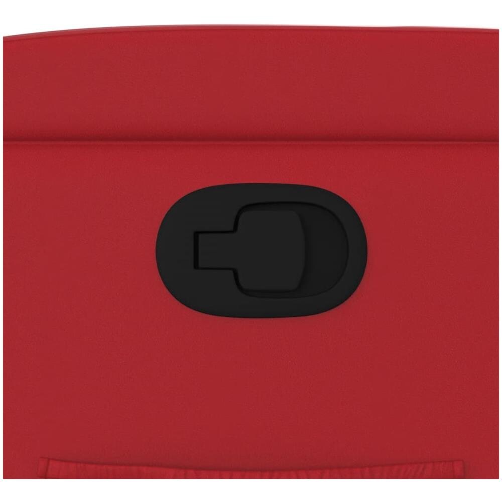 Poltrona Reclinabile Rossa In Similpelle - Foto 8