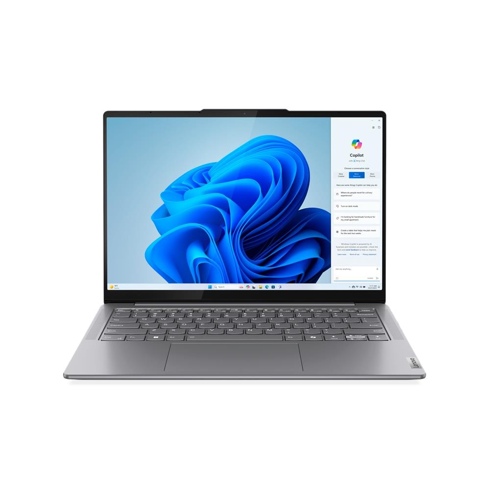 Yoga Slim 7 14IMH9 Intel Core Ultra 5 125H Computer portatile 35,6 cm (14") WUXGA 16 GB LPDDR5x-SDRAM 512 GB SSD Wi-Fi 6E (802.11ax) Windows 11 Home Grigio - Foto 1