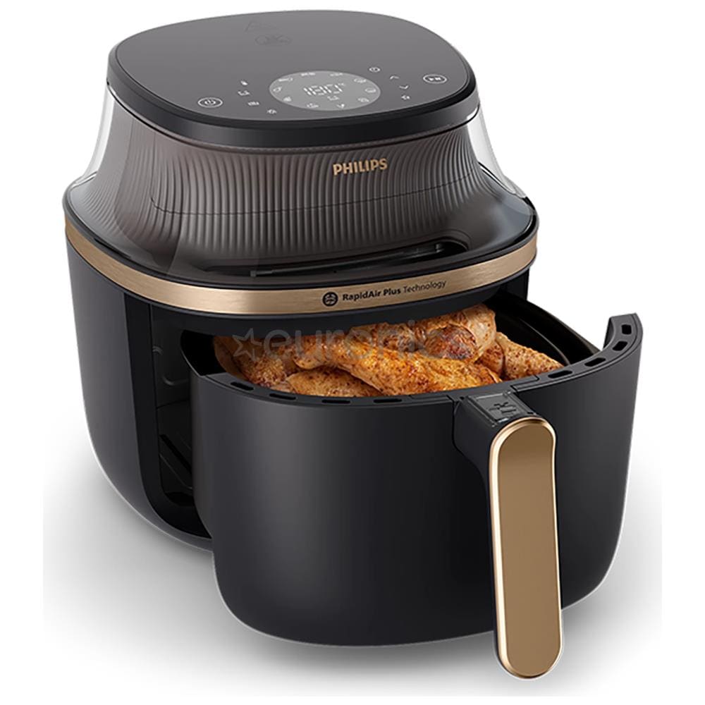 Friggitrice ad Aria NA342/00 Capacità 7.2 L Potenza 2000 W Colore Nero / Oro - Foto 2