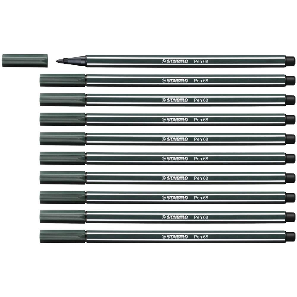 Pen 68 - Pennarello Premium - Confezione da 10 - Verde Terra - Foto 1