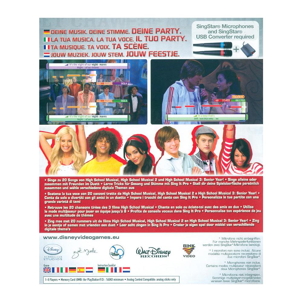 PS2 - Disney Sing It! High School Musical 3 Senior Year Dance - Foto 2