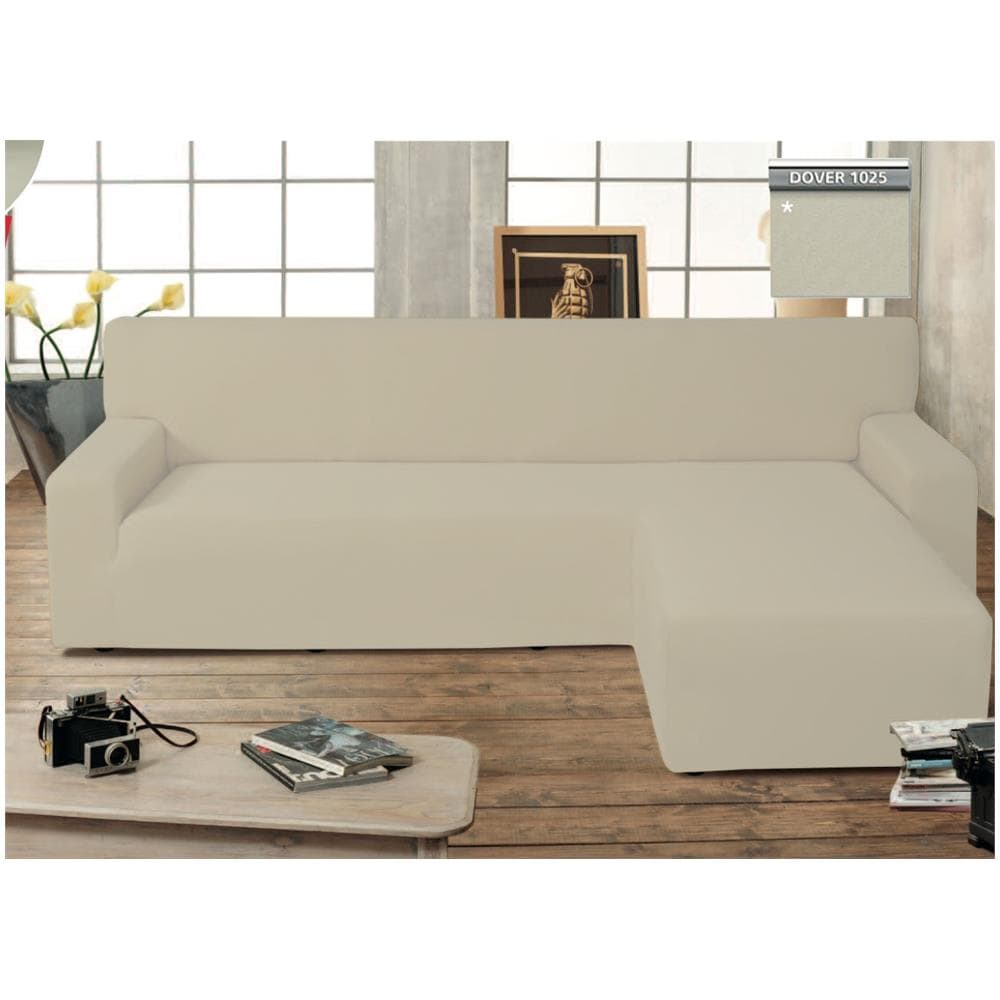 Copridivano Genius Con Penisola Chaise Longue Modello Swing Colore Dover Destra Dover - Foto 1